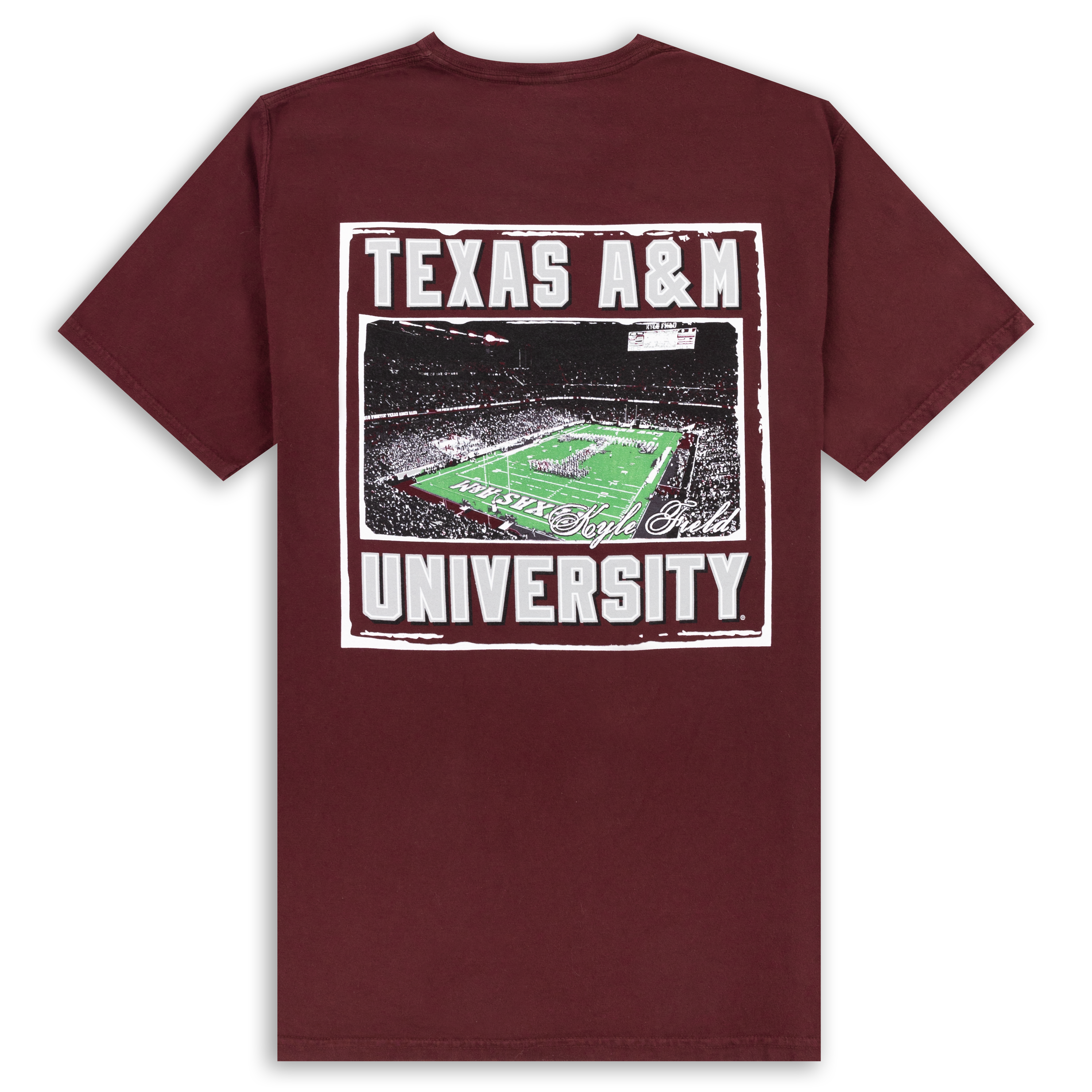 NalasWolfDen Texas Aggies Shirt with Kyle Field Coordinates, Gig'em Aggies Shirt, Flower Shirt, Gameday Shirt, Texas A&M Shirt, Kyle Field Shirt