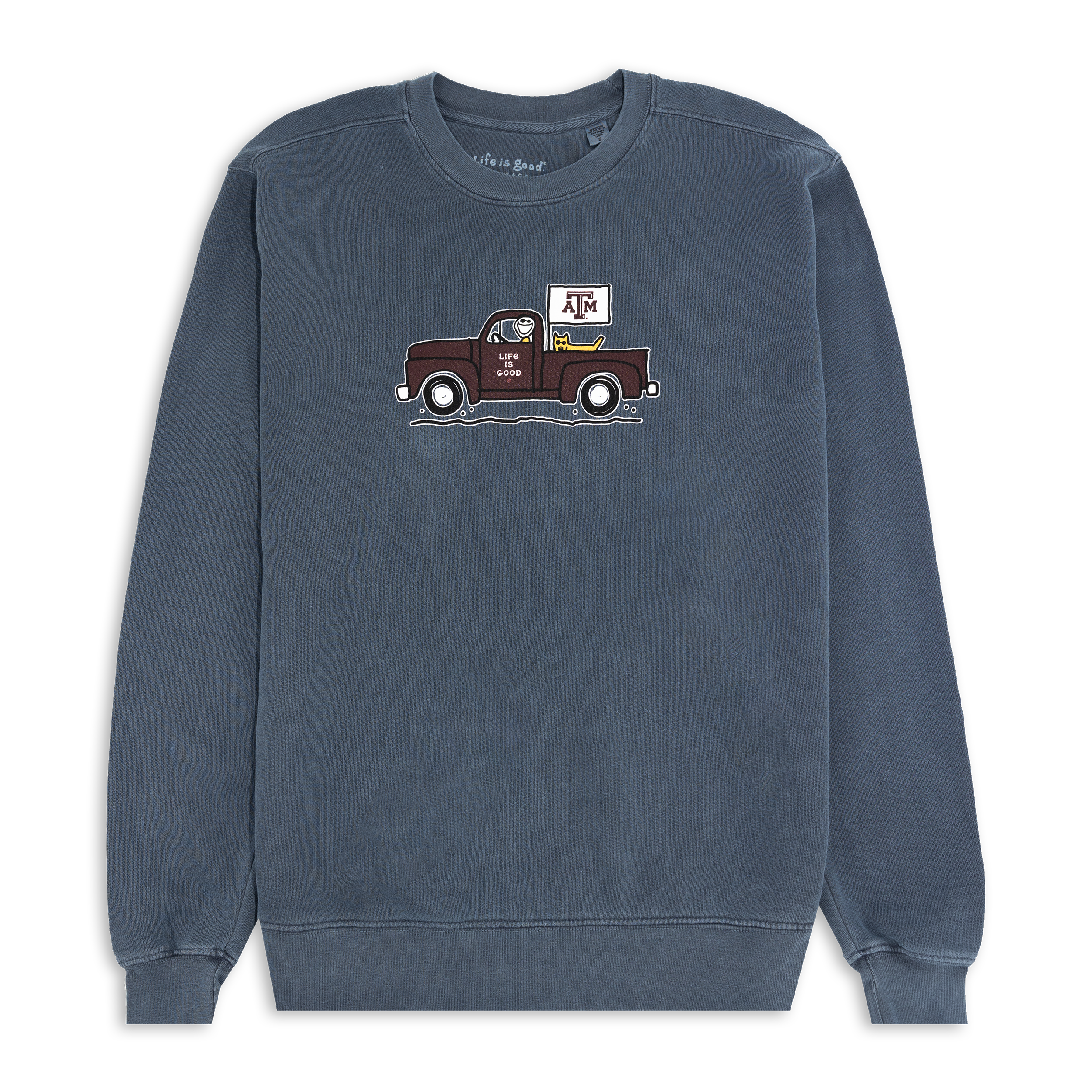 Life is good deals crewneck sweatshirt