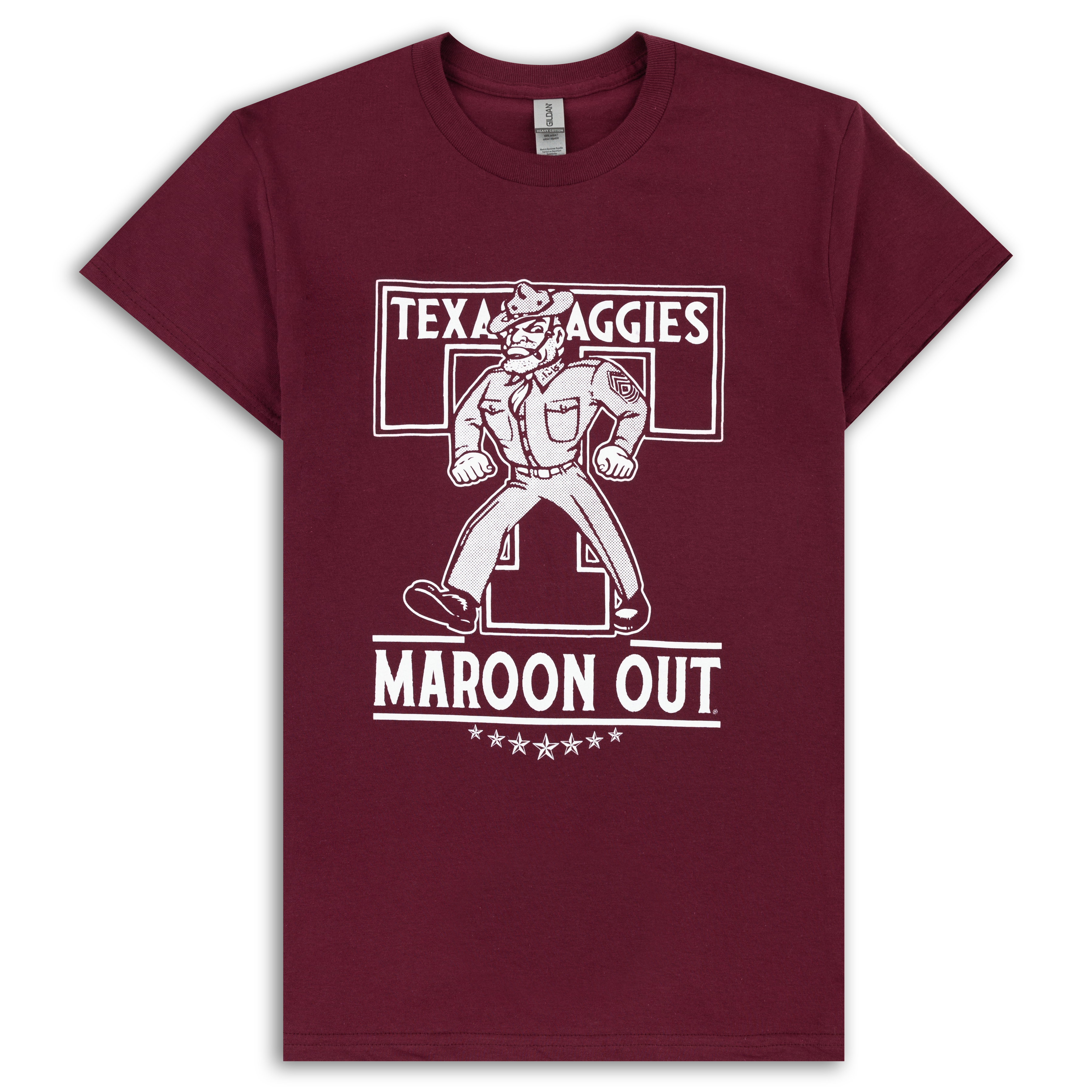 Maroon Out Texas Aggies Ol' Sarge T-Shirt 3X / Maroon