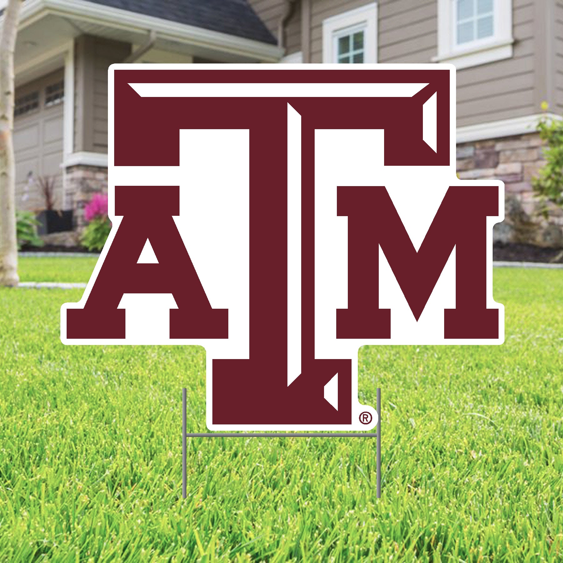 Texas A&M Yard Sign