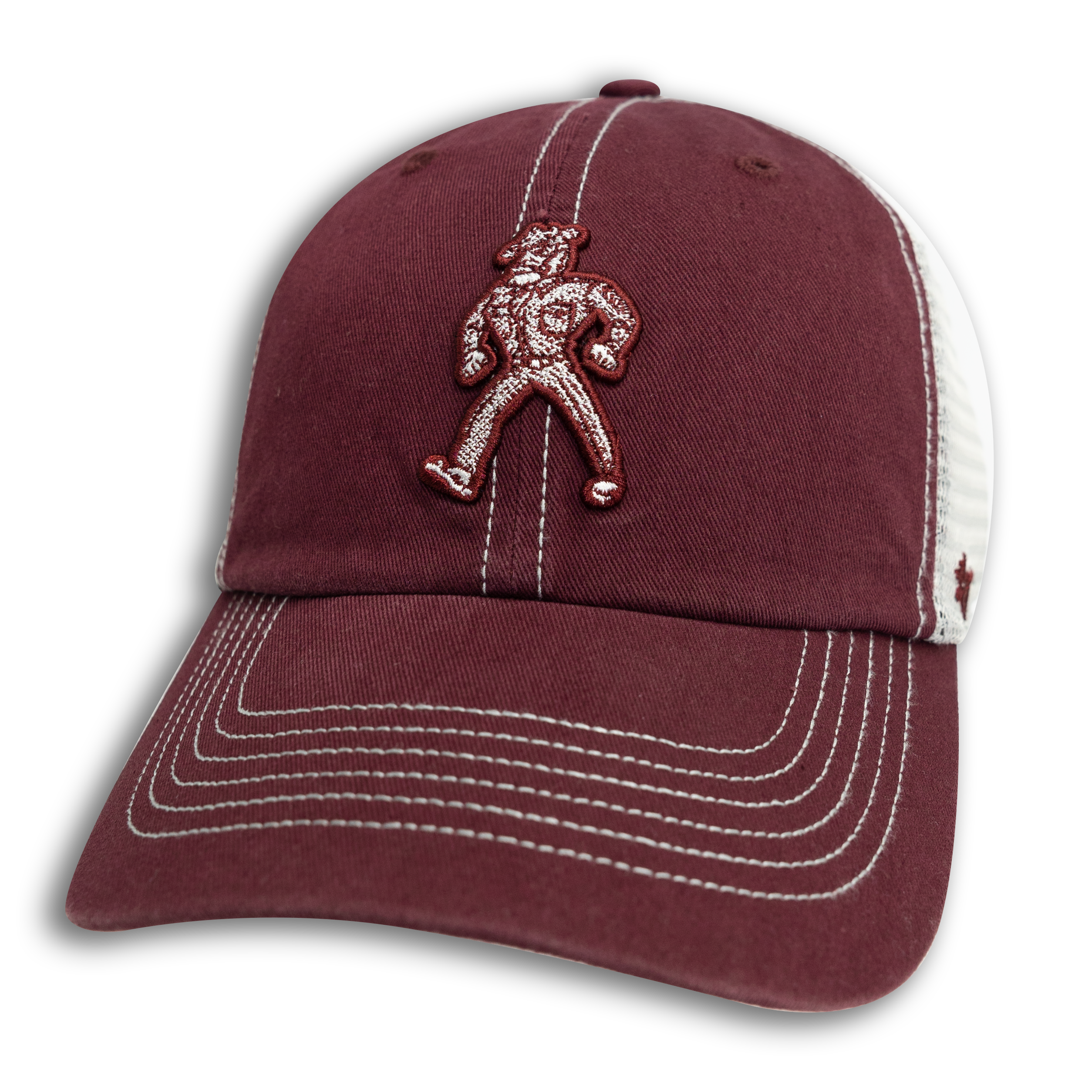 Men's '47 Red Texas Rangers Trawler Clean Up Trucker Hat