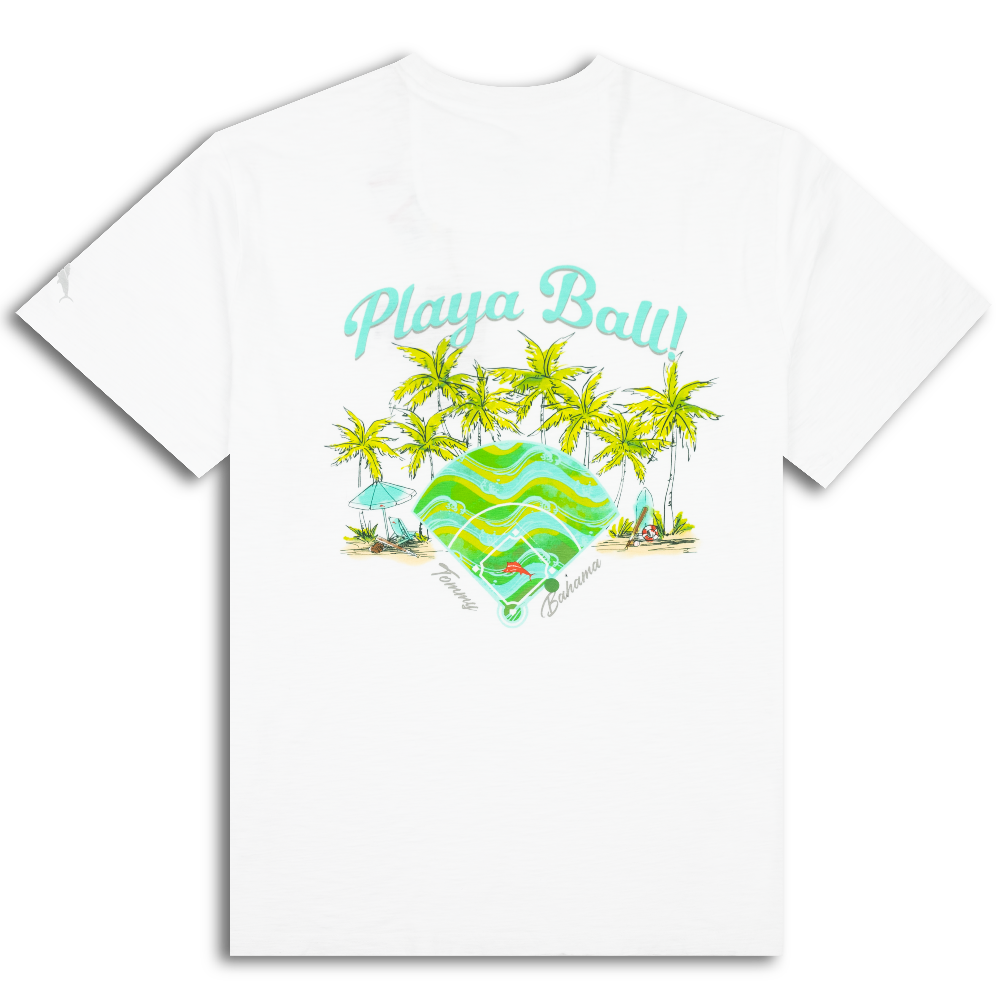 Men's Tommy Bahama White Boston Red Sox Playa Ball T-Shirt Size: Medium