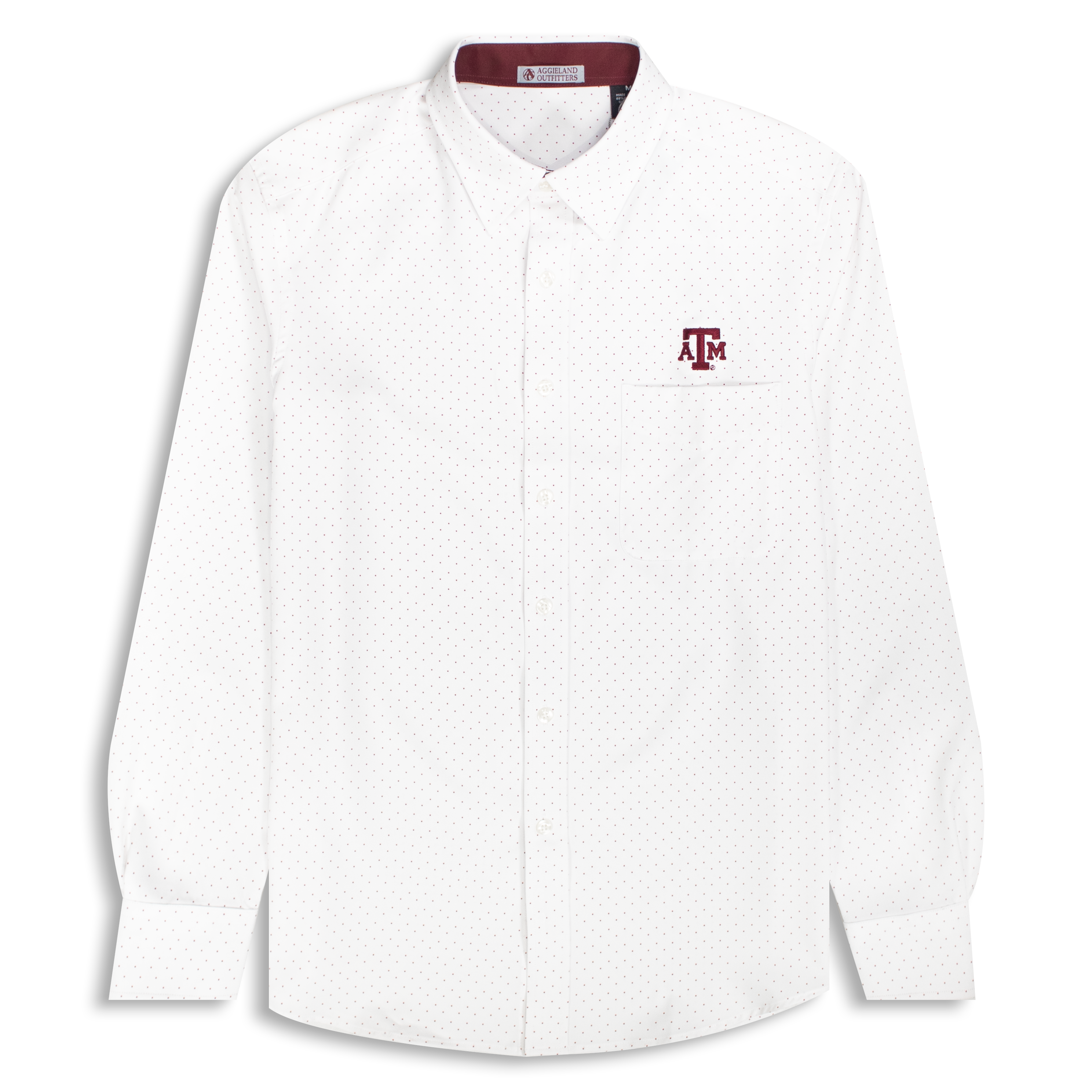 Texas A&M University Shirt Mens Medium Maroon White Logo Gig