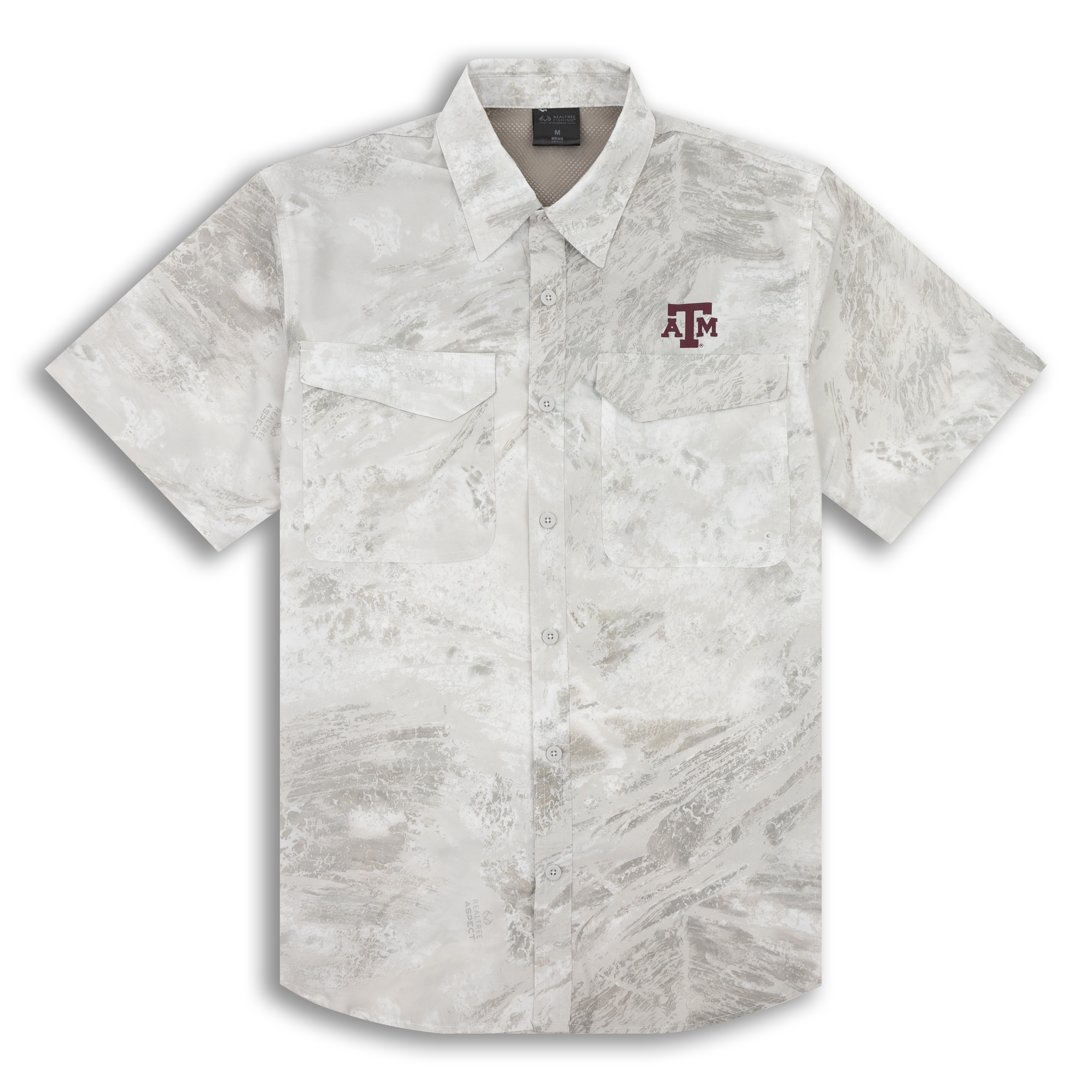 Texas A&M Corps of Cadets Short Sleeve Fishing Shirt Any Logo