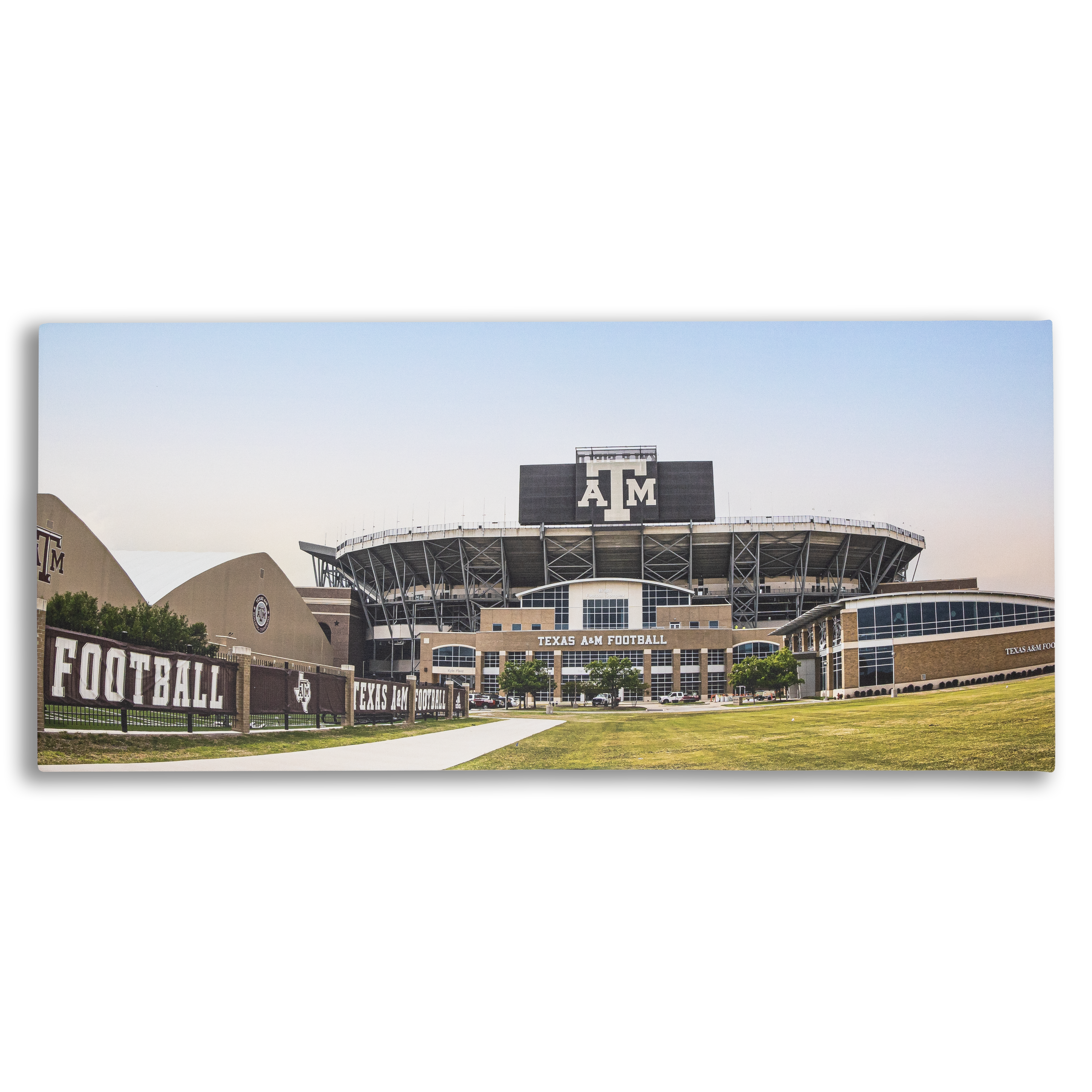 Texas A&M Kyle Field Panoramic Canvas Print