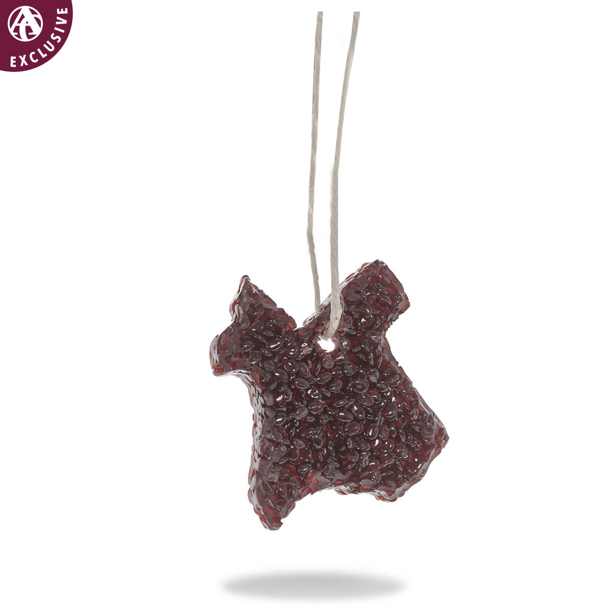 Maroon Texas Butt Naked Bead Freshener