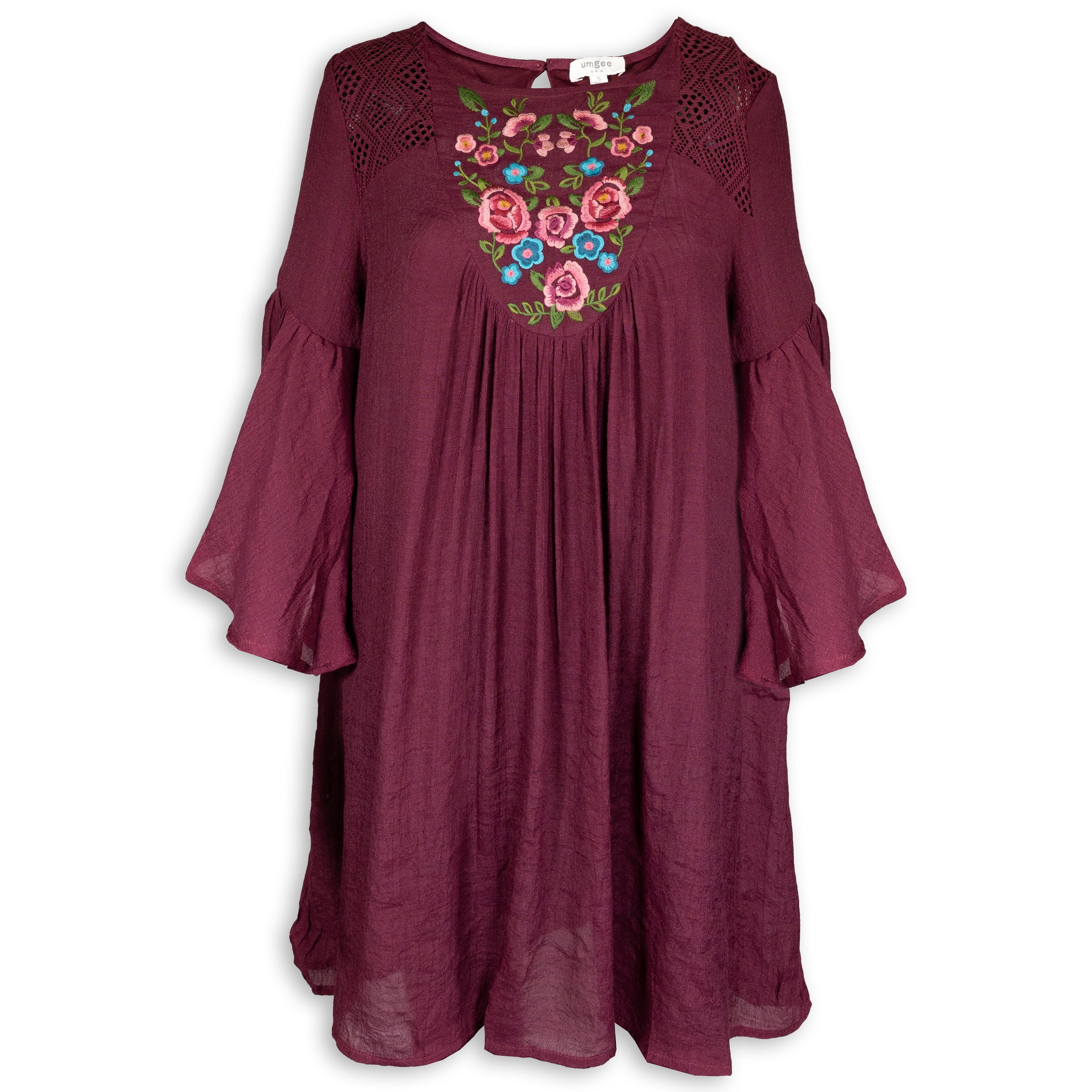 Aggie embroidered clearance dress