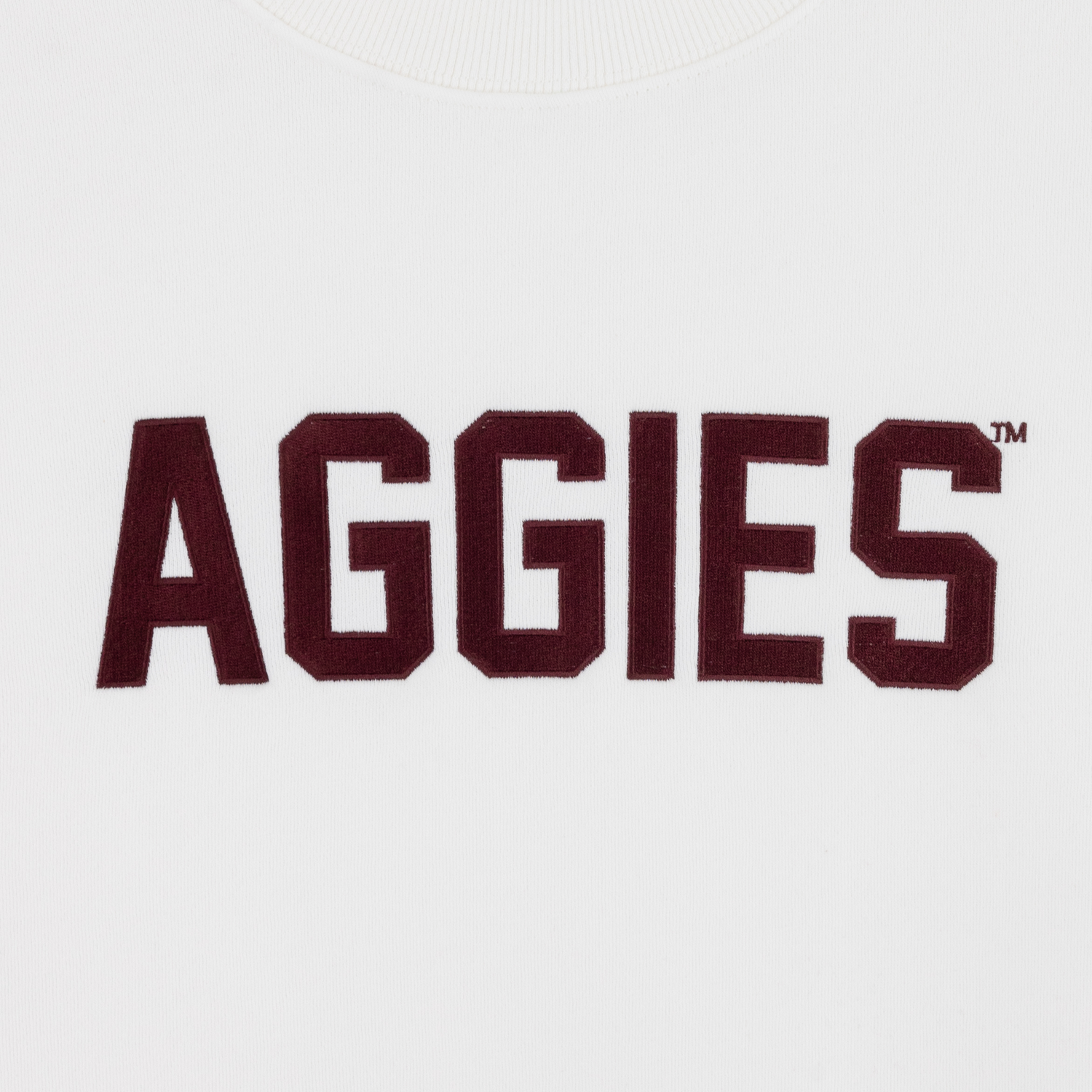 Texas A&M Hype & Vice White Offside Crewneck