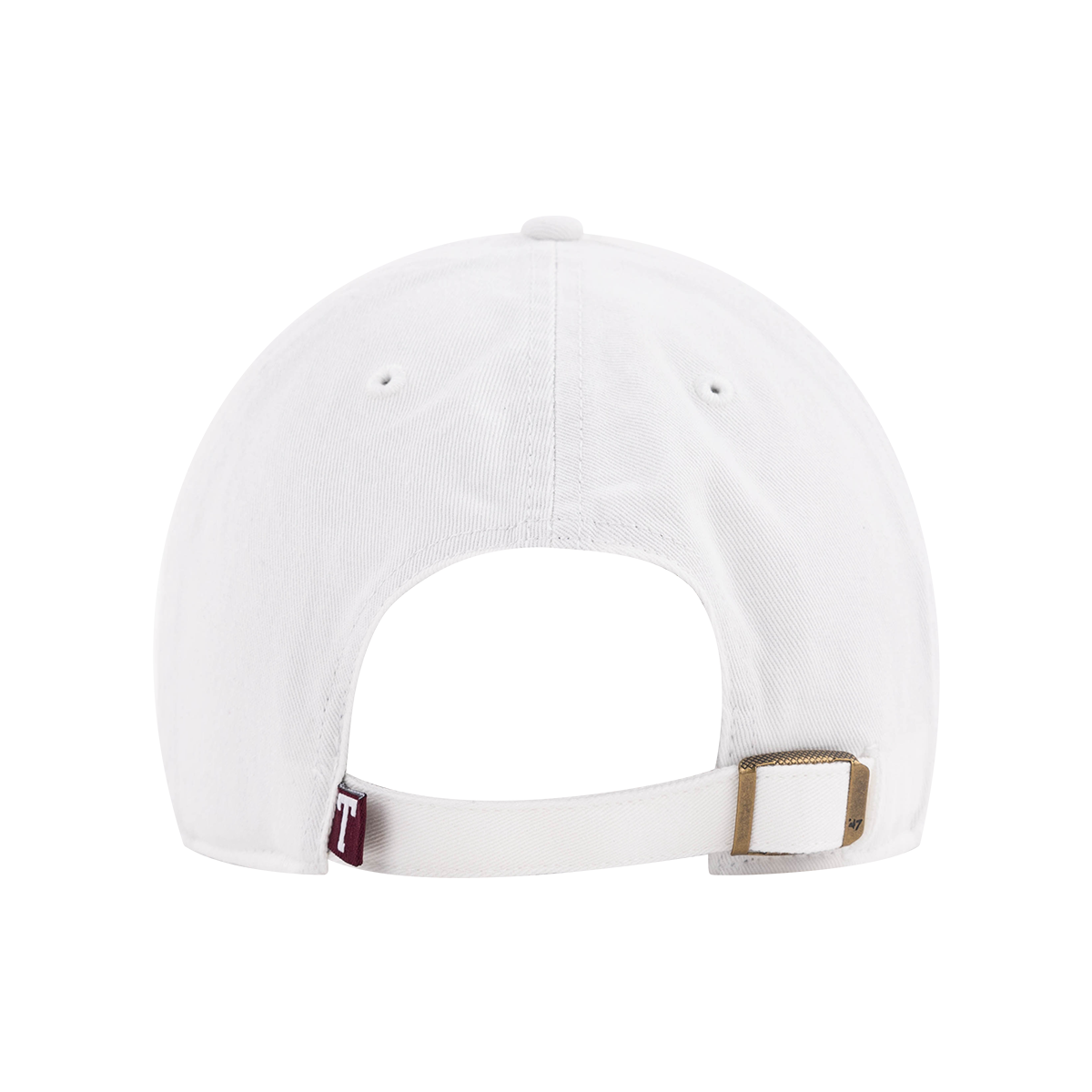 Texas A&M '47 Brand White Block T Clean Up Hat