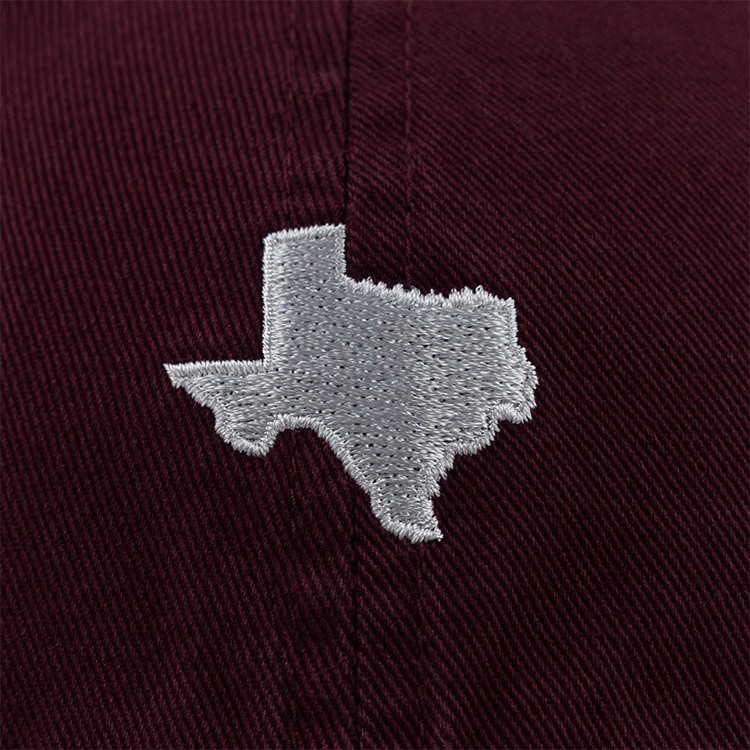 Maroon '47 Brand State Of Texas Base Runner Cap