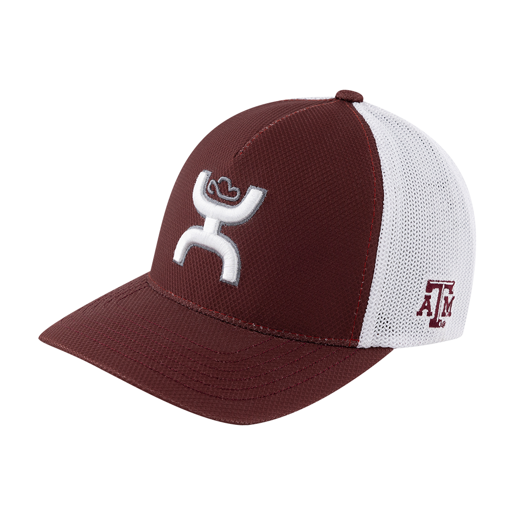 Texas A&M Hooey Maroon & White Fitted Cap