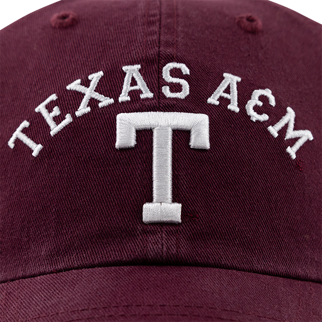 Texas A&M '47 Brand Classic Arch Block T Clean Up Cap