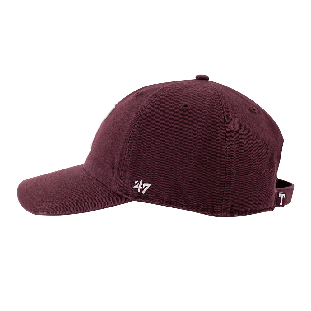 Texas A&M Maroon Block T Clean Up Hat