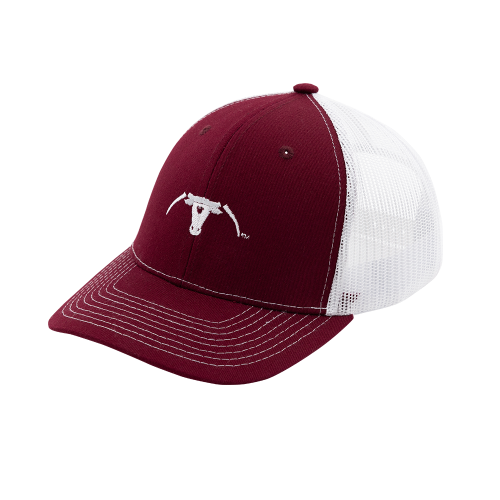 Saw 'Em Off Maroon Mesh Hat