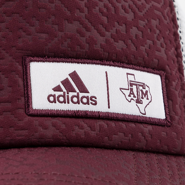 Texas A&M Adidas Small Patch Foam Trucker Hat