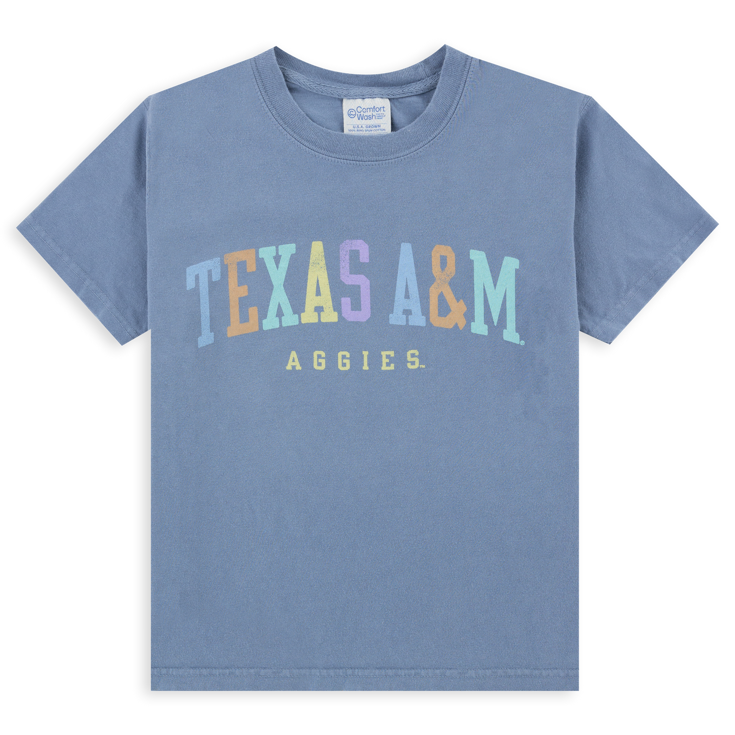 Texas A&M Aggies Youth Rainbow T-Shirt