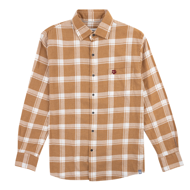 Texas A&M Peter Millar Camp Button Down Long Sleeve