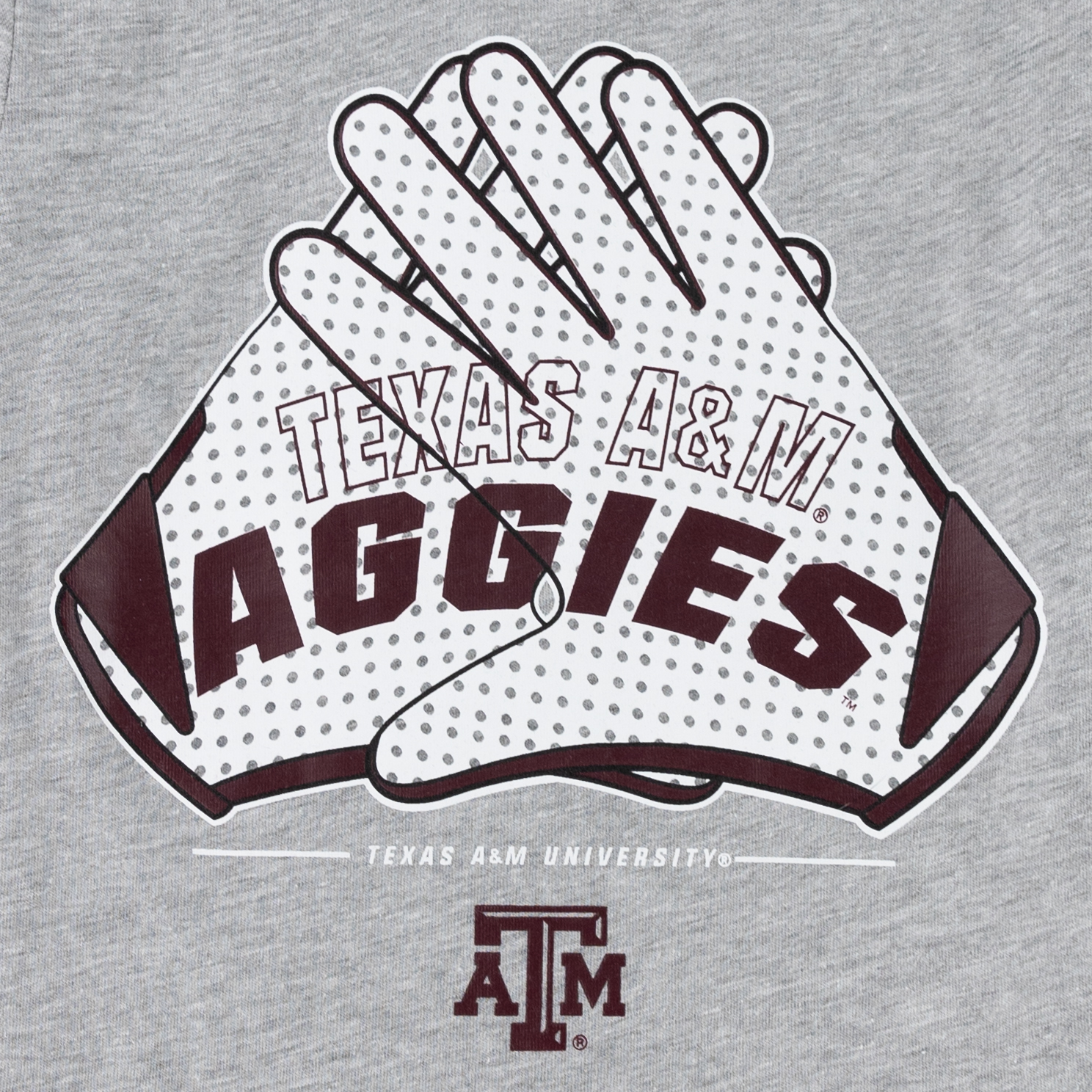 Texas A&M Kids Aggies Hands Up Tee