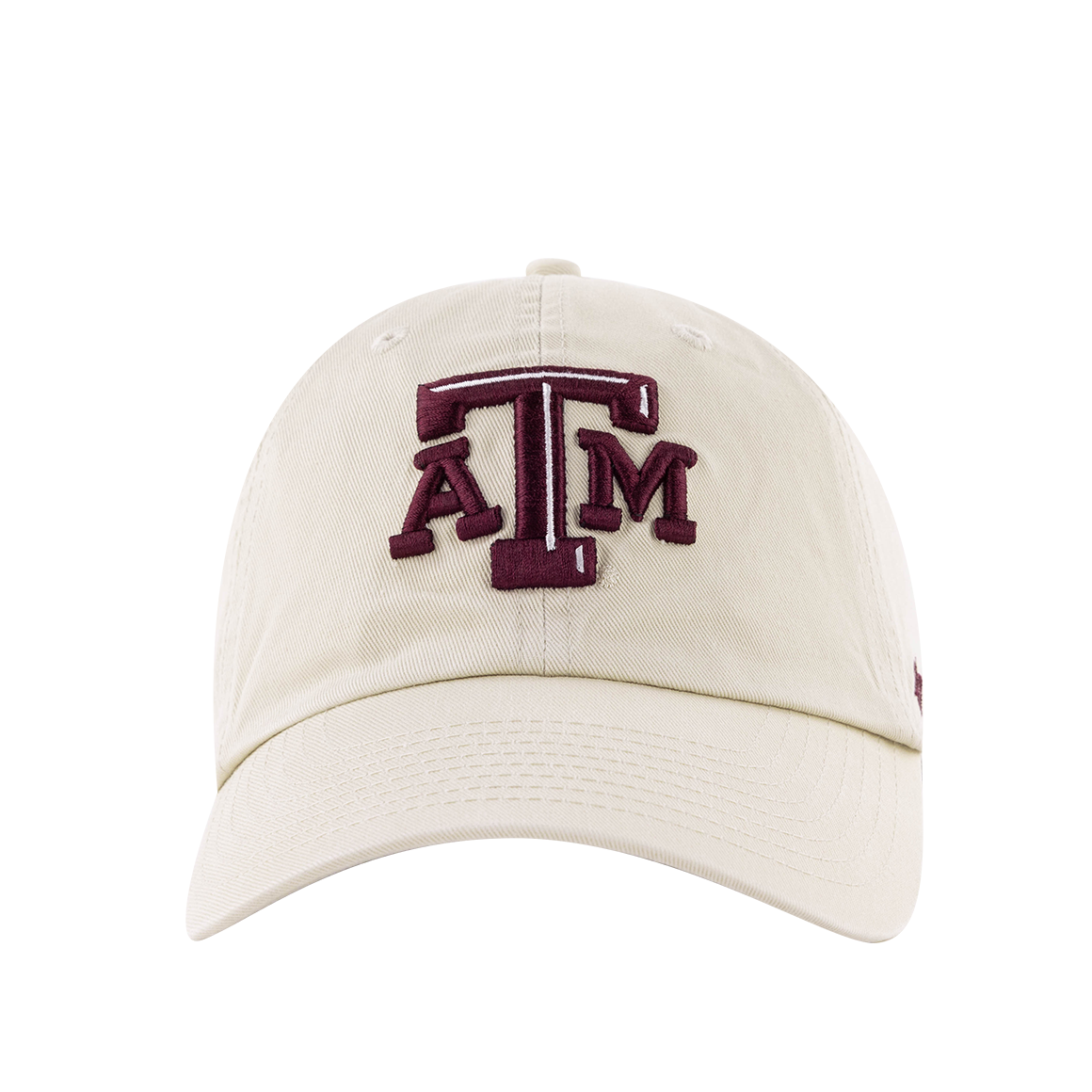 Texas A&M Beige Beveled ATM Clean Up Hat