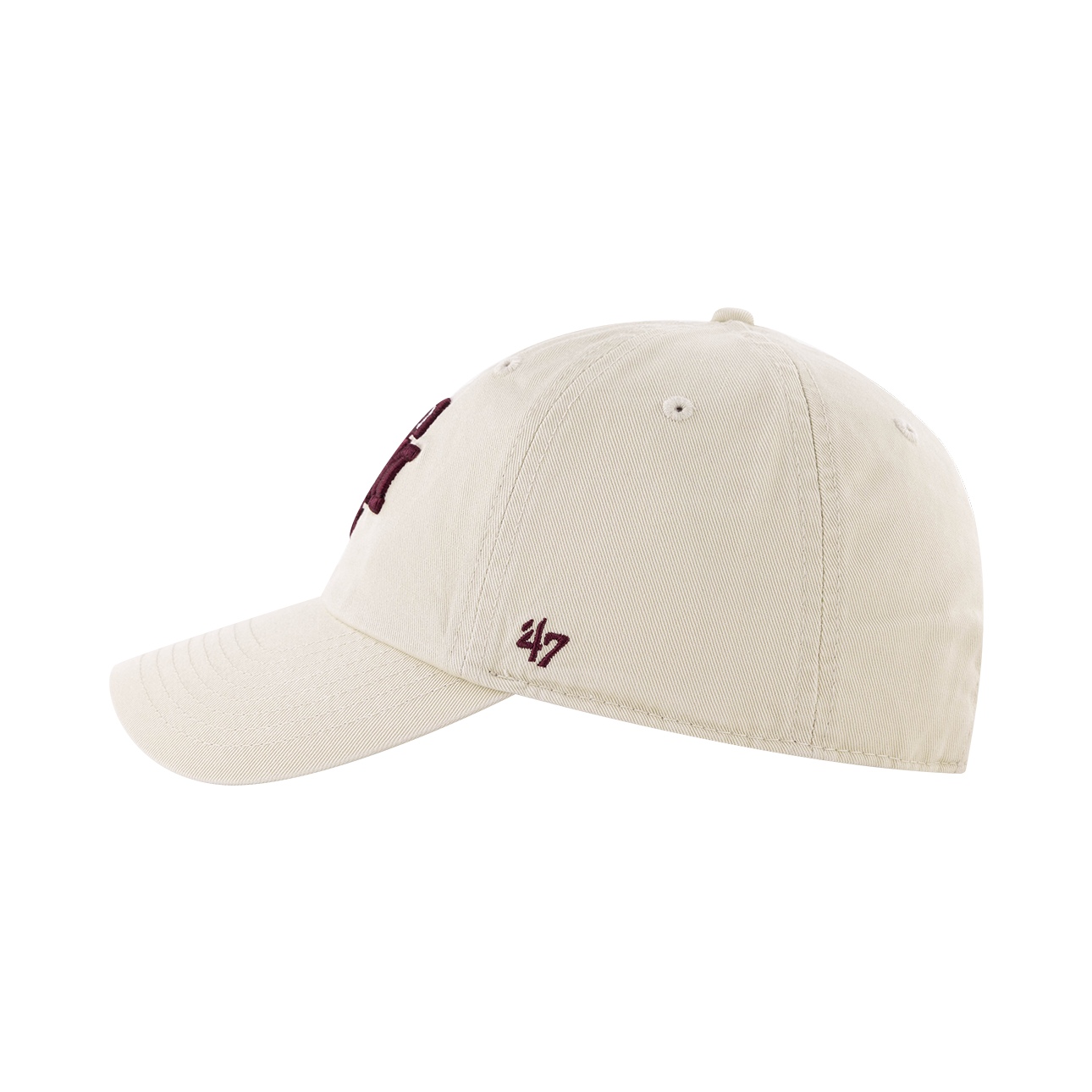 Texas A&M Beige Beveled ATM Clean Up Hat