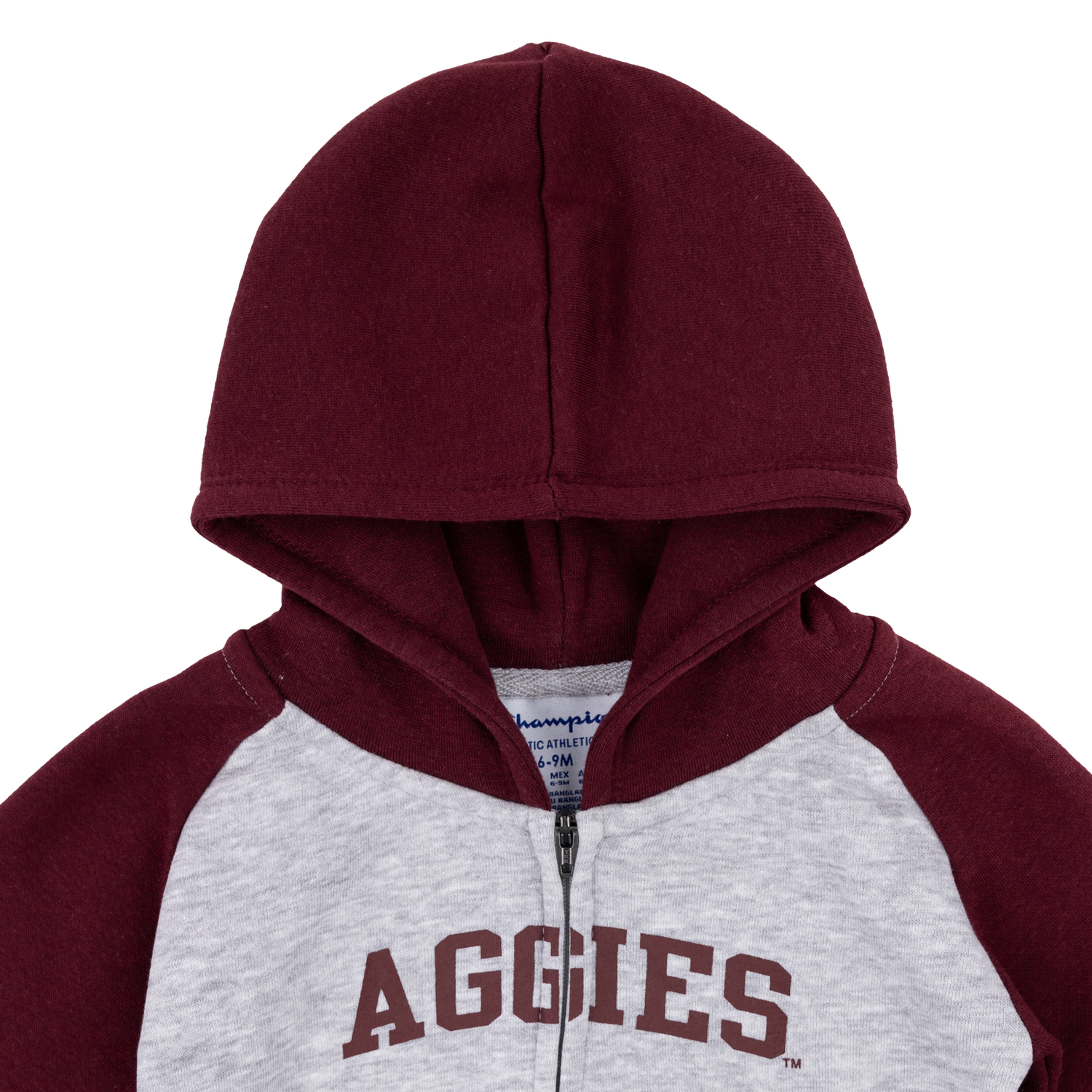 Texas A&M Aggies Infant Raglan Zip Hoodie