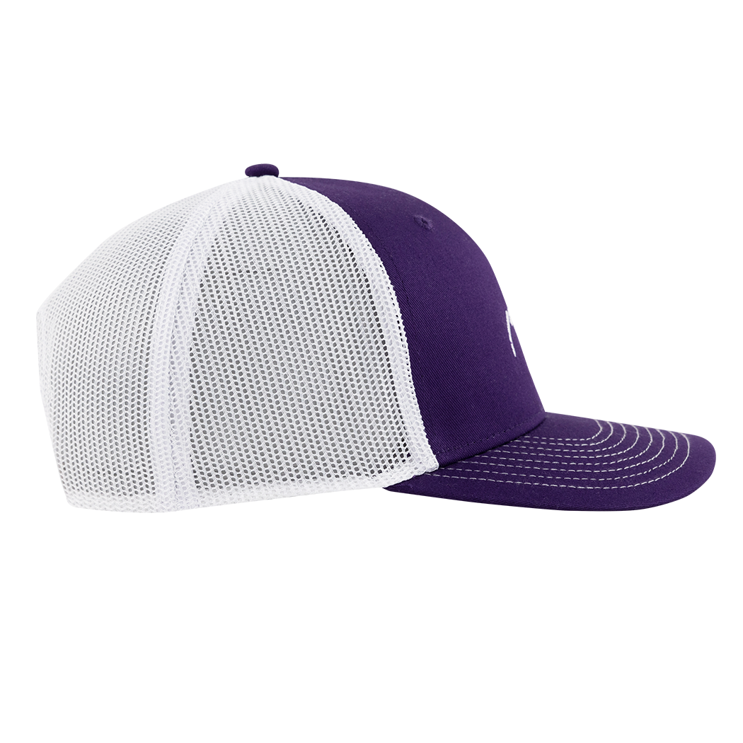 Purple Saw 'Em Off Mesh Hat