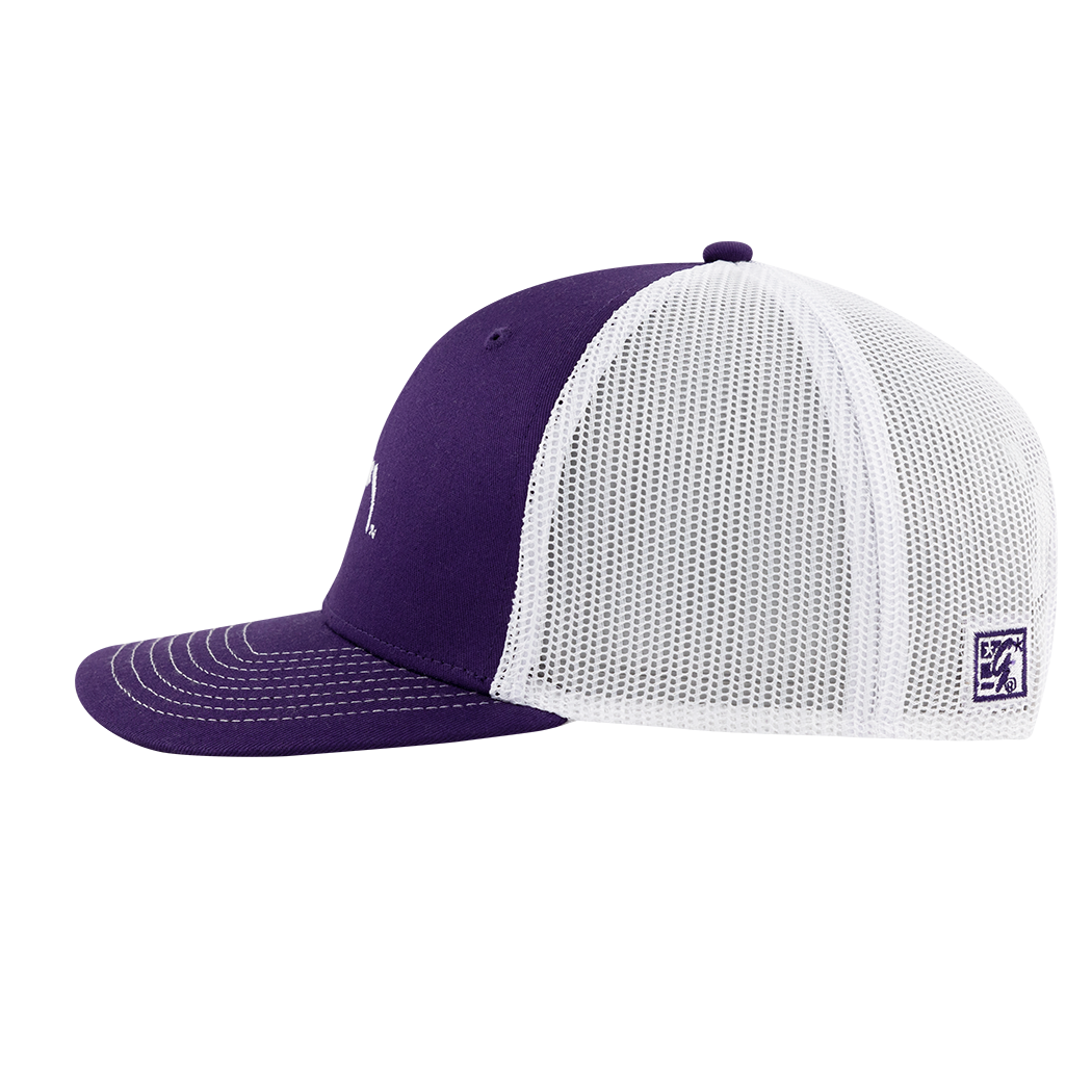 Purple Saw 'Em Off Mesh Hat