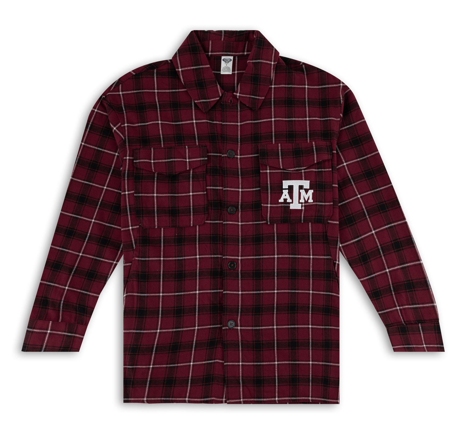 Texas A&M Boyfriend Plaid Nightshirt