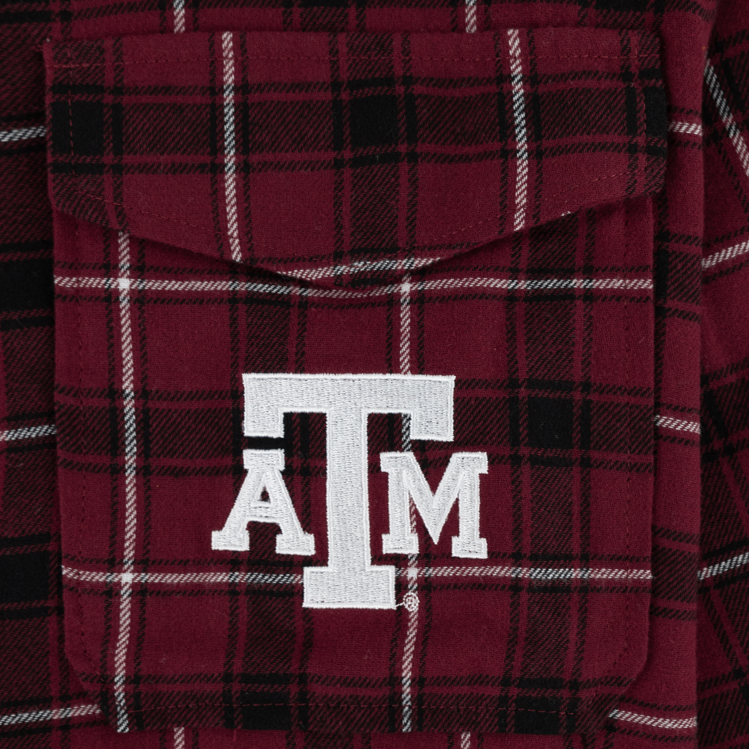 Texas A&M Boyfriend Plaid Nightshirt