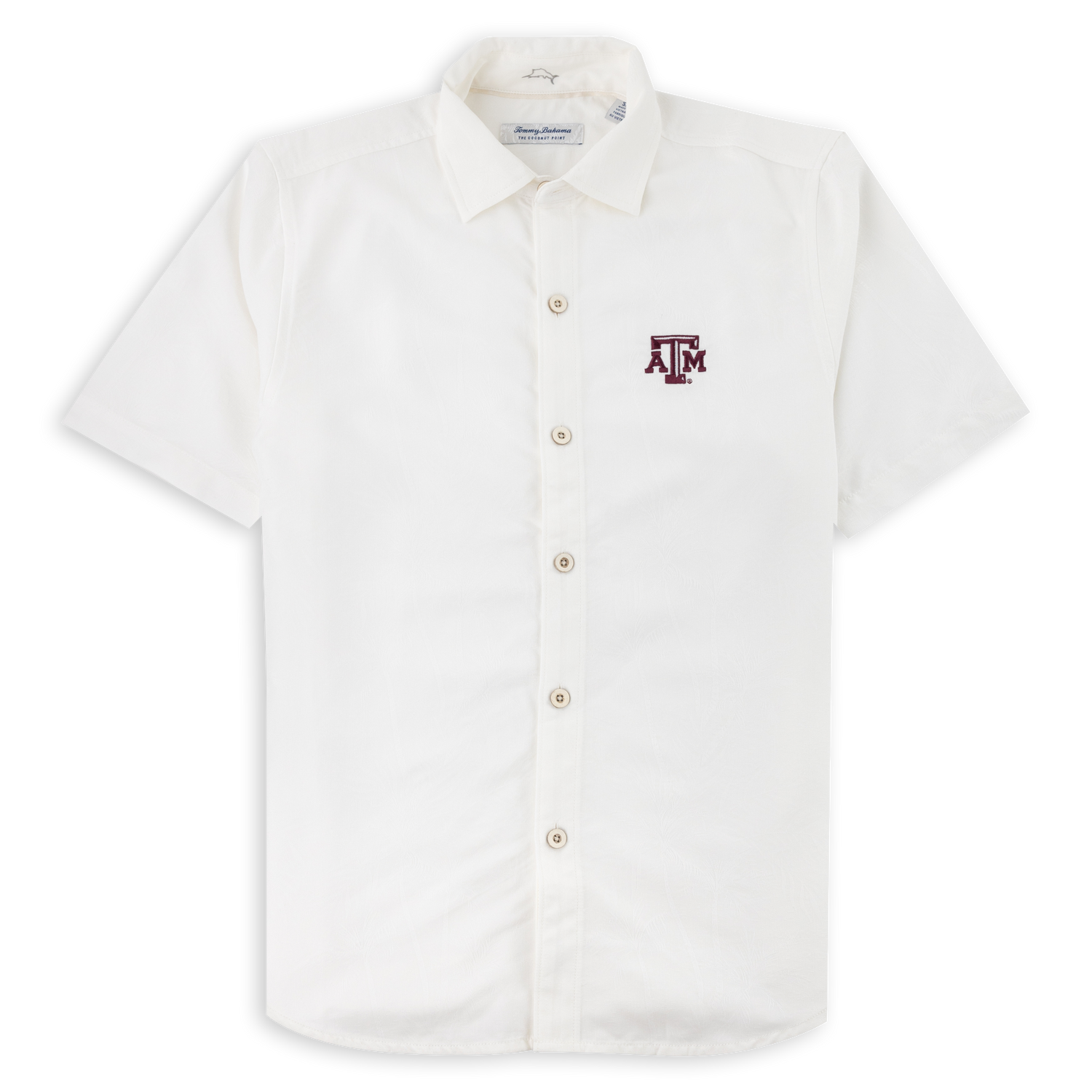 Texas A&M Tommy Bahama Coconut Point Palm Vista Button Down