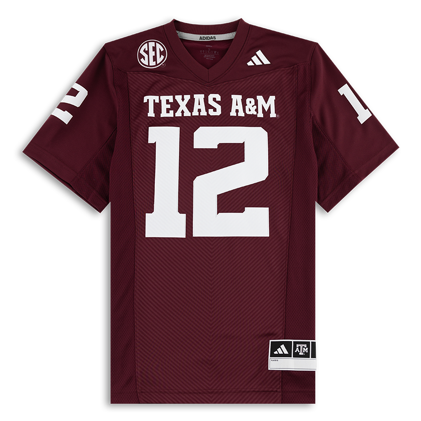 Texas A&M Adidas Home Premier Jersey