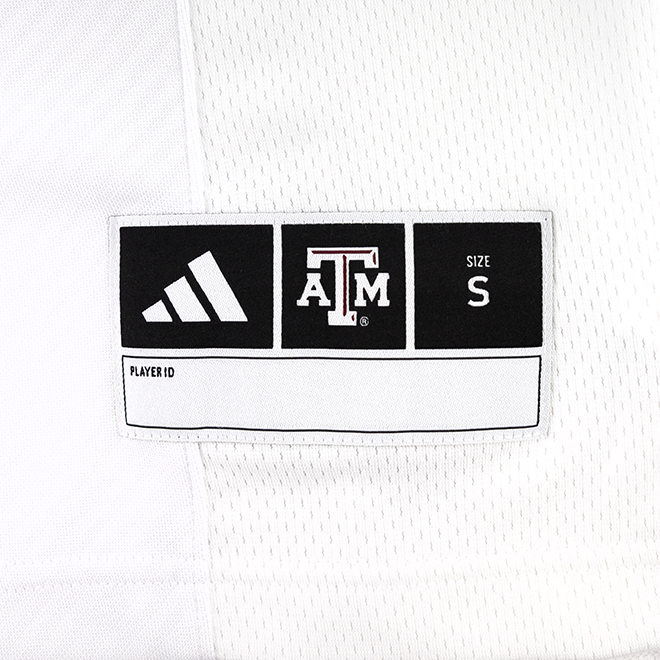 Texas A&M White Adidas Away Premier Jersey