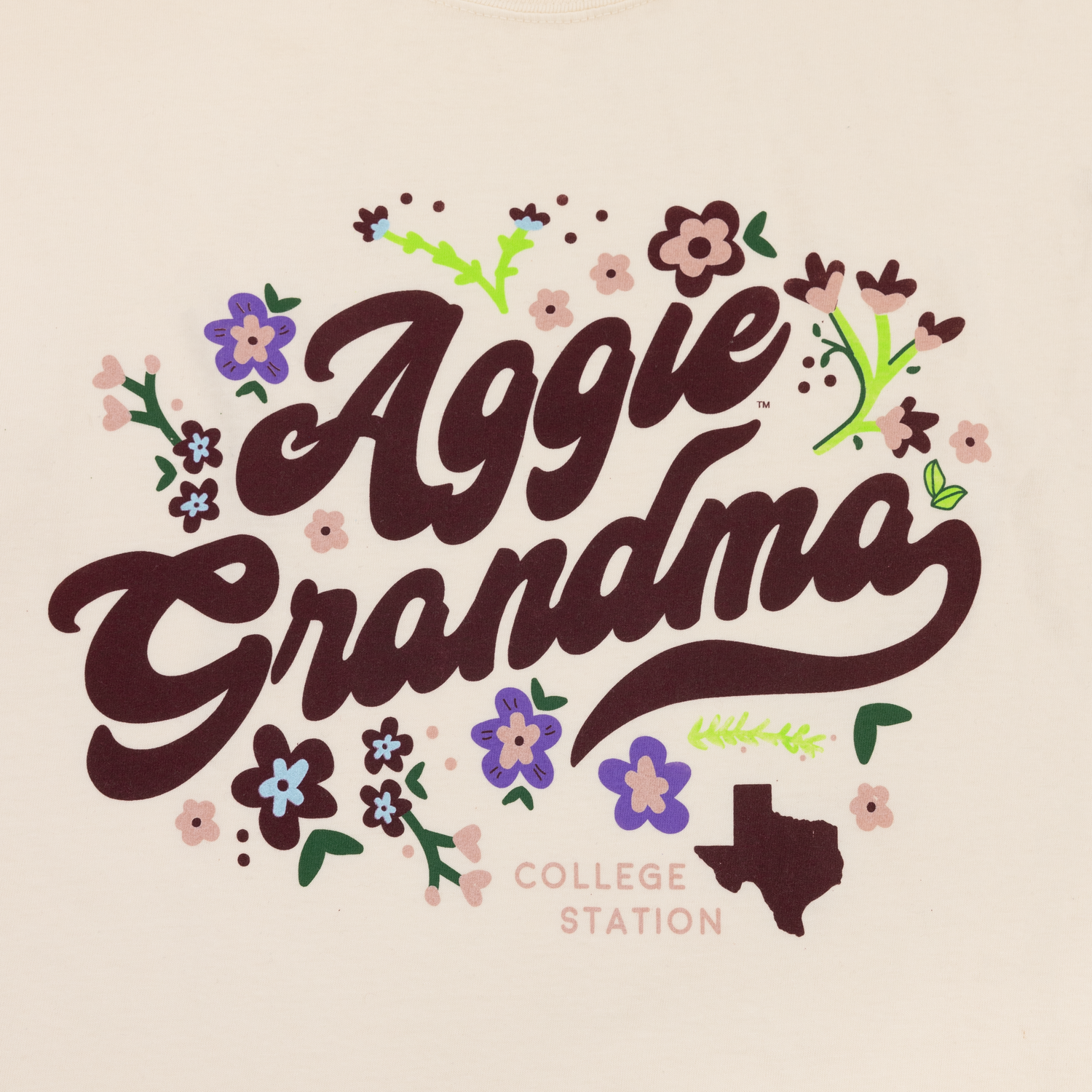 Aggie Grandma Floral T-Shirt