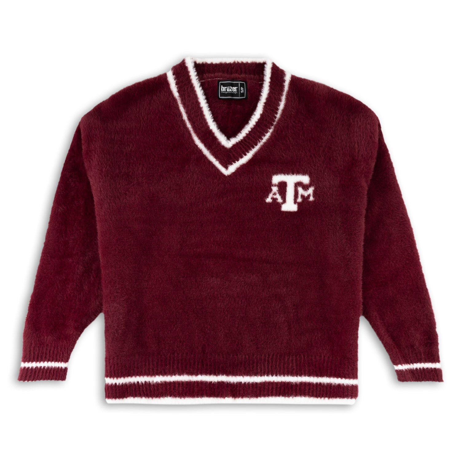 Texas A&M Her Intarsia V Neck Sweater