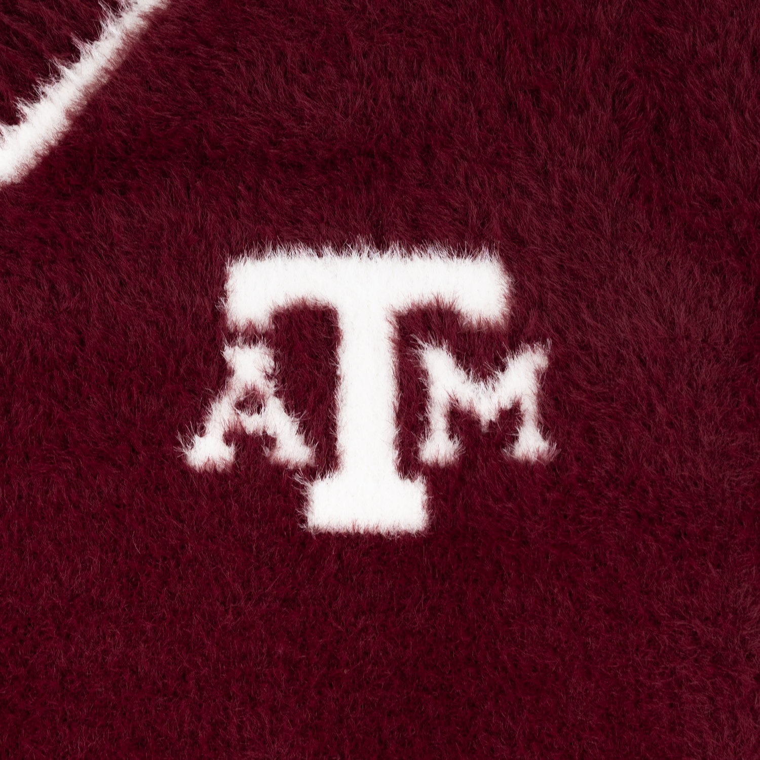 Texas A&M Her Intarsia V Neck Sweater