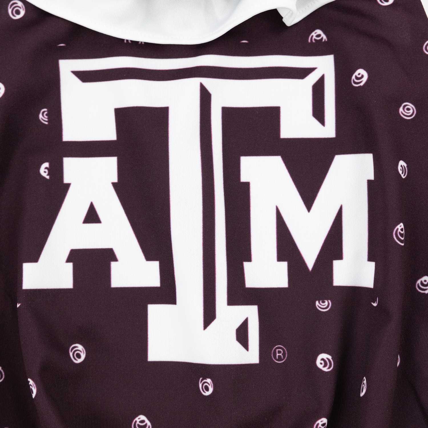 Texas A&M Infant Abby Ruffle Collar Bubble