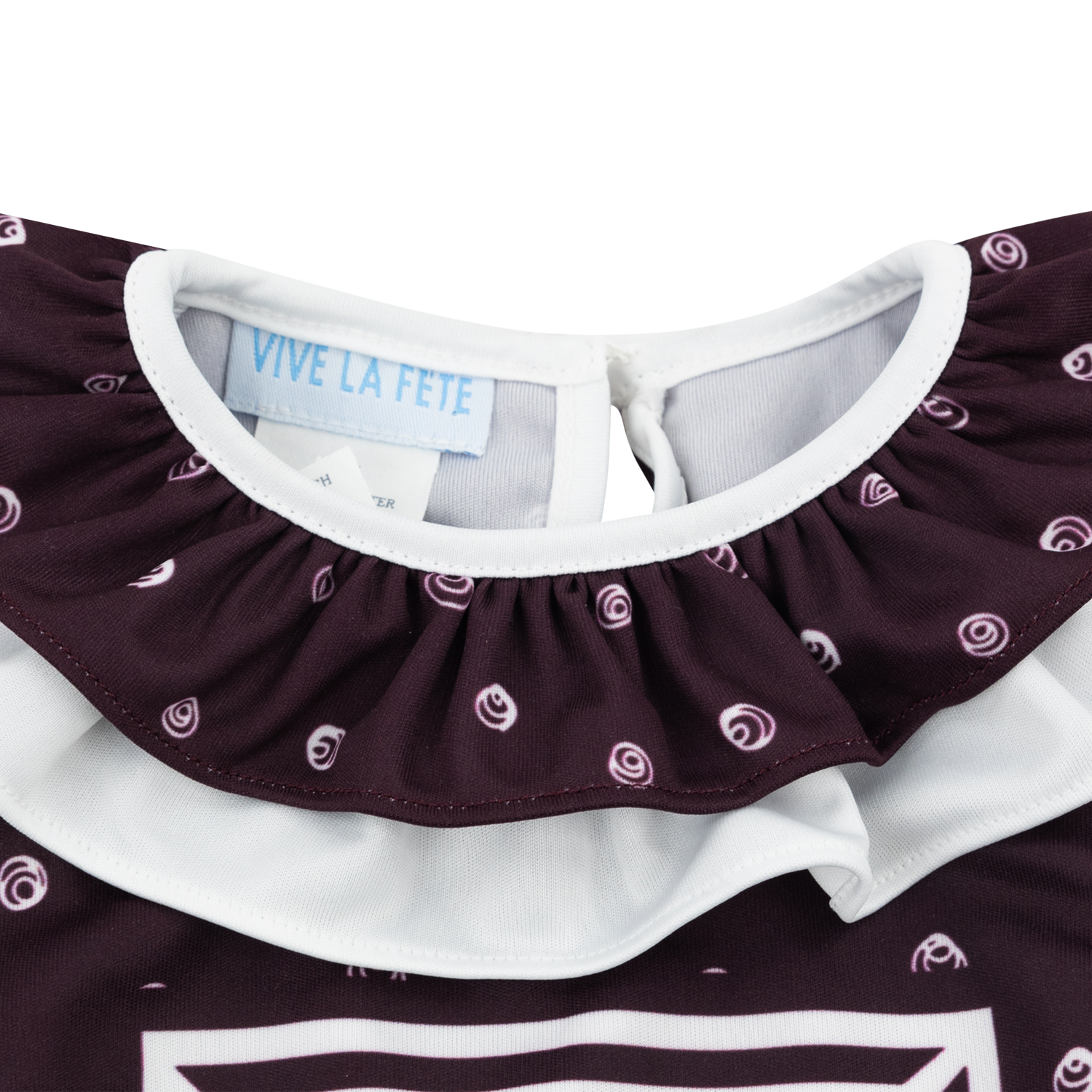 Texas A&M Infant Abby Ruffle Collar Bubble