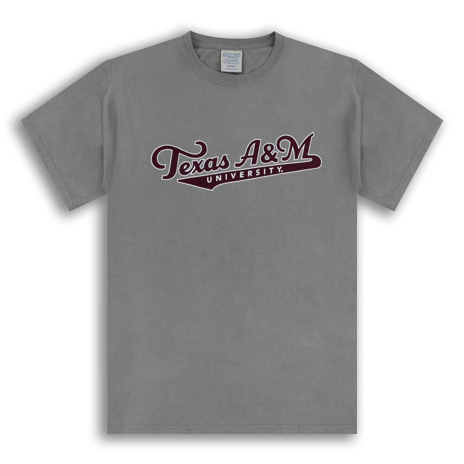 Texas A&M University Tail Sweep Gray T-Shirt