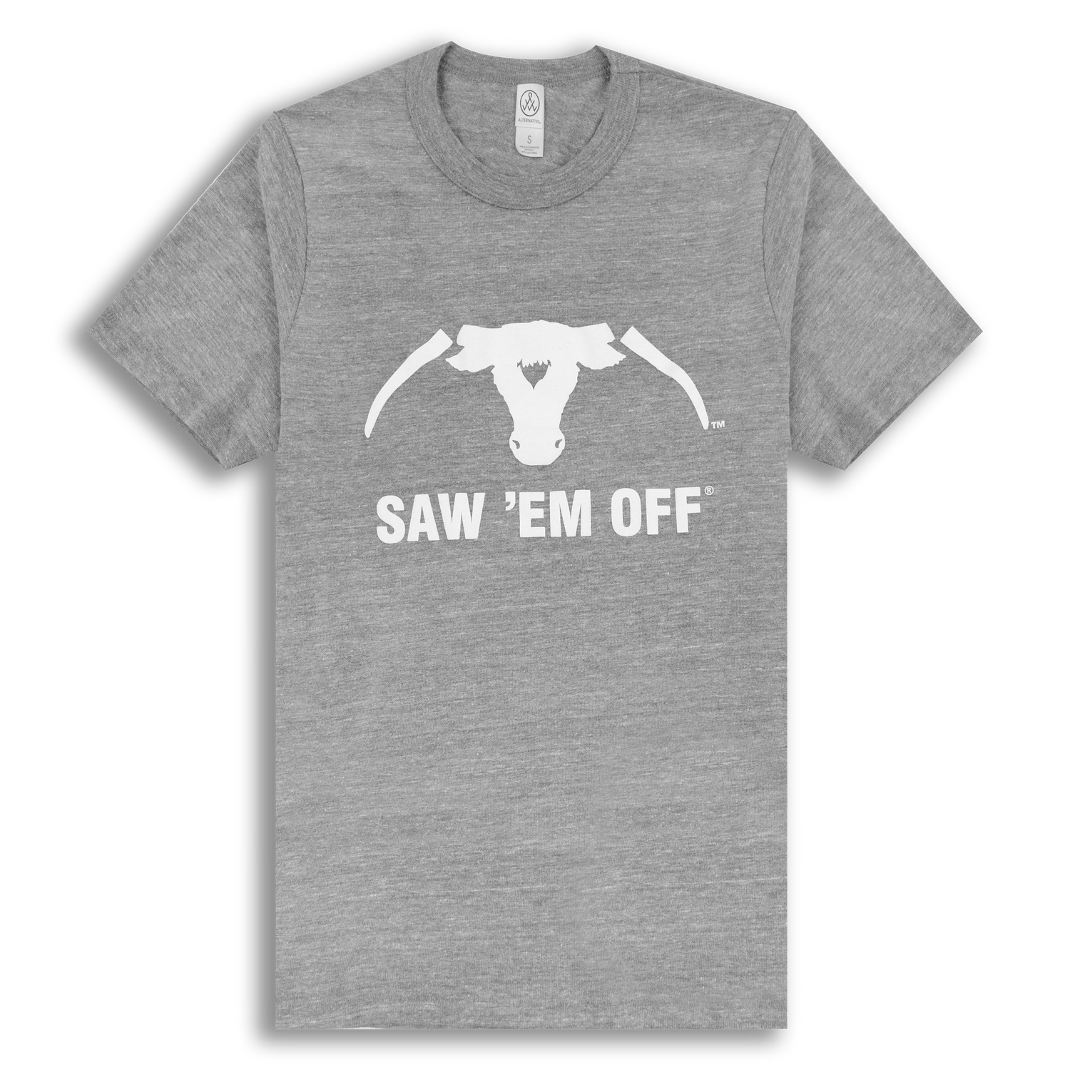 Saw 'Em Off Tri-blend Gray T-Shirt