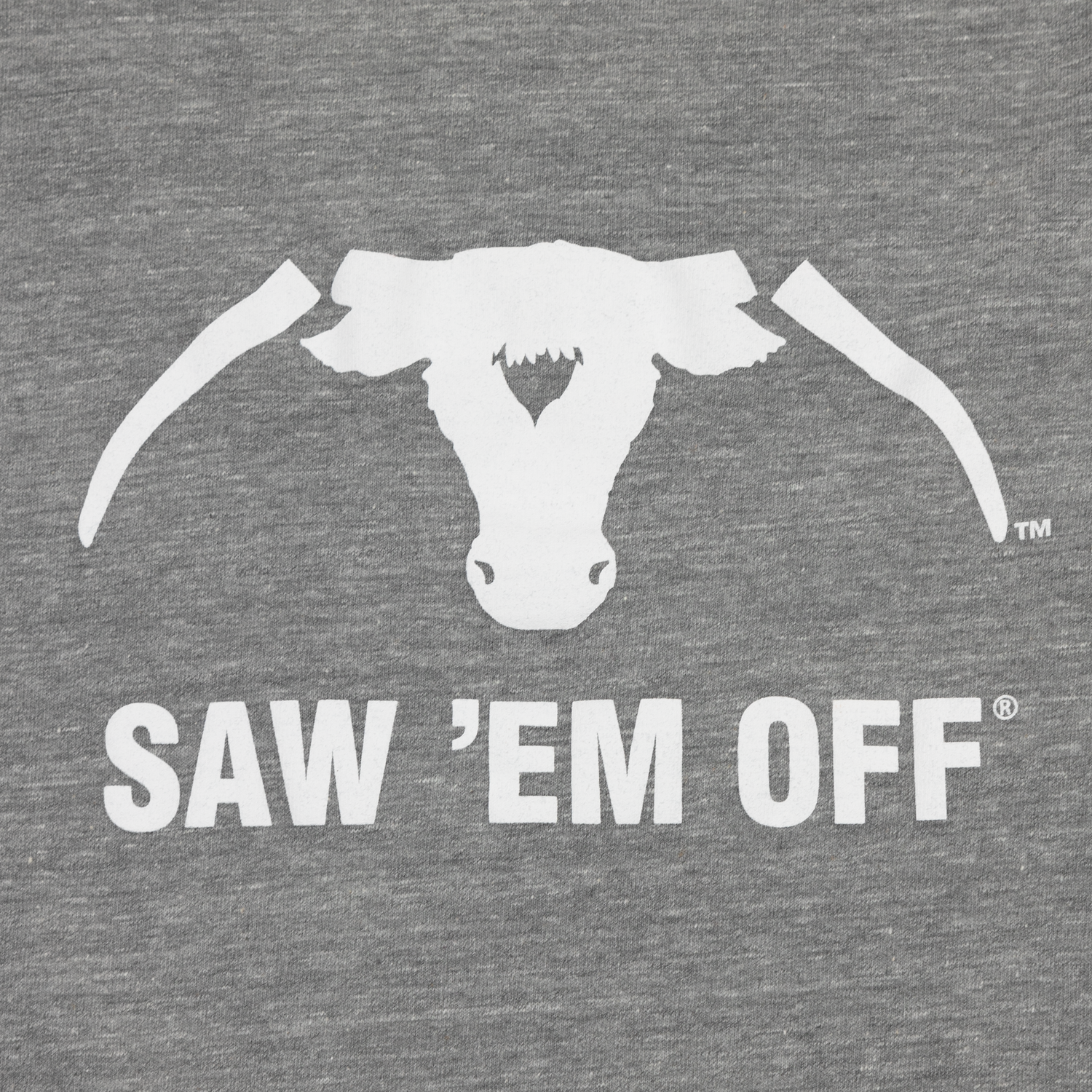 Saw 'Em Off Tri-blend Gray T-Shirt