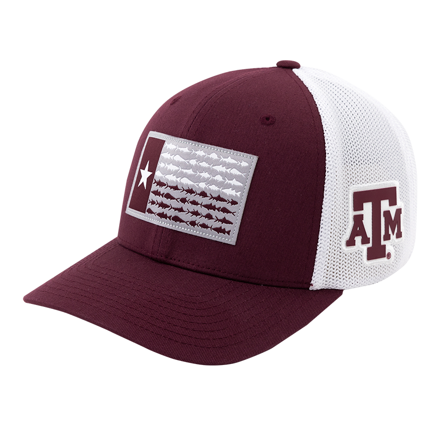 Texas A&M Flag Fish Ball Cap