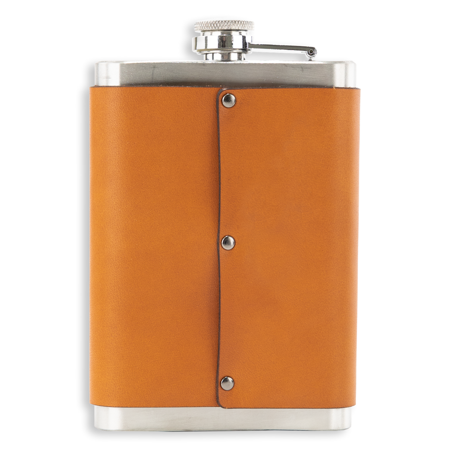 Texas A&M Tan Leather 8oz Flask