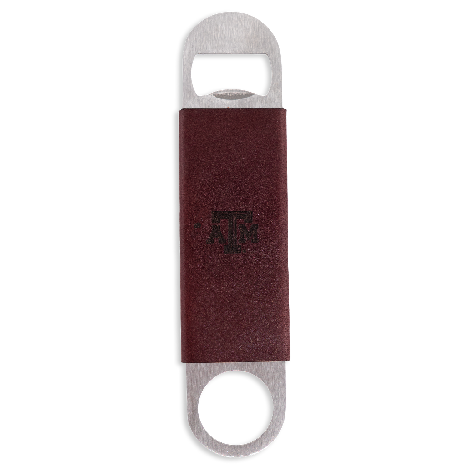 Texas A&M Maroon Leather Bottle Opener
