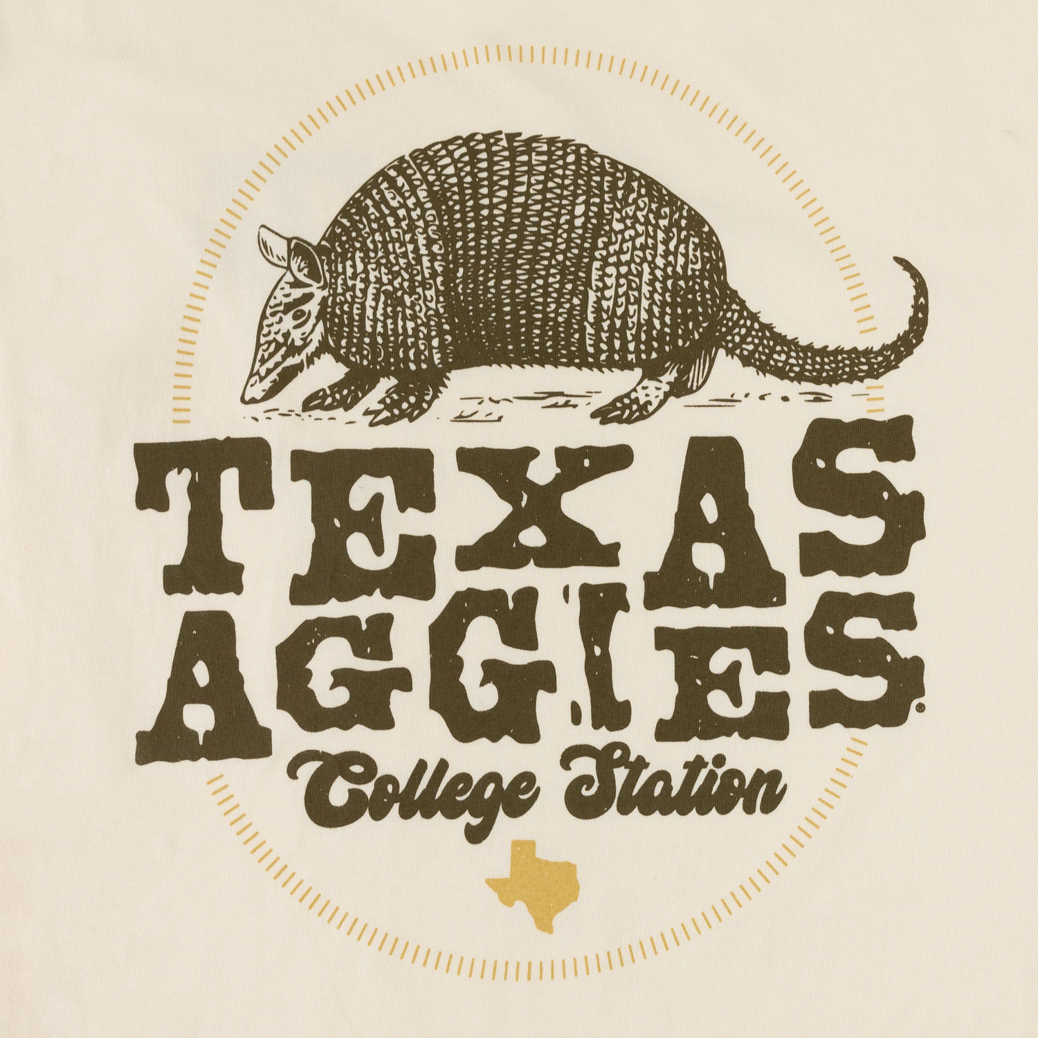 Texas A&M Armadillo Aggies T-Shirt
