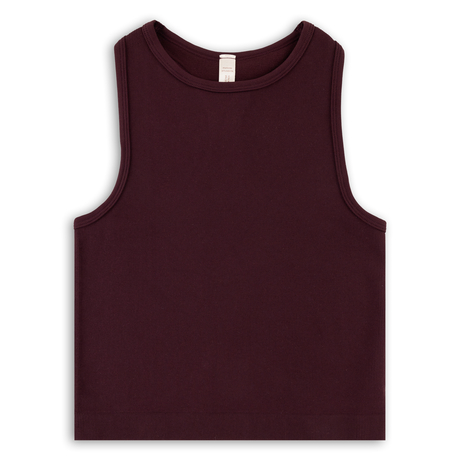 Cassis High Neck Ribbed Tank