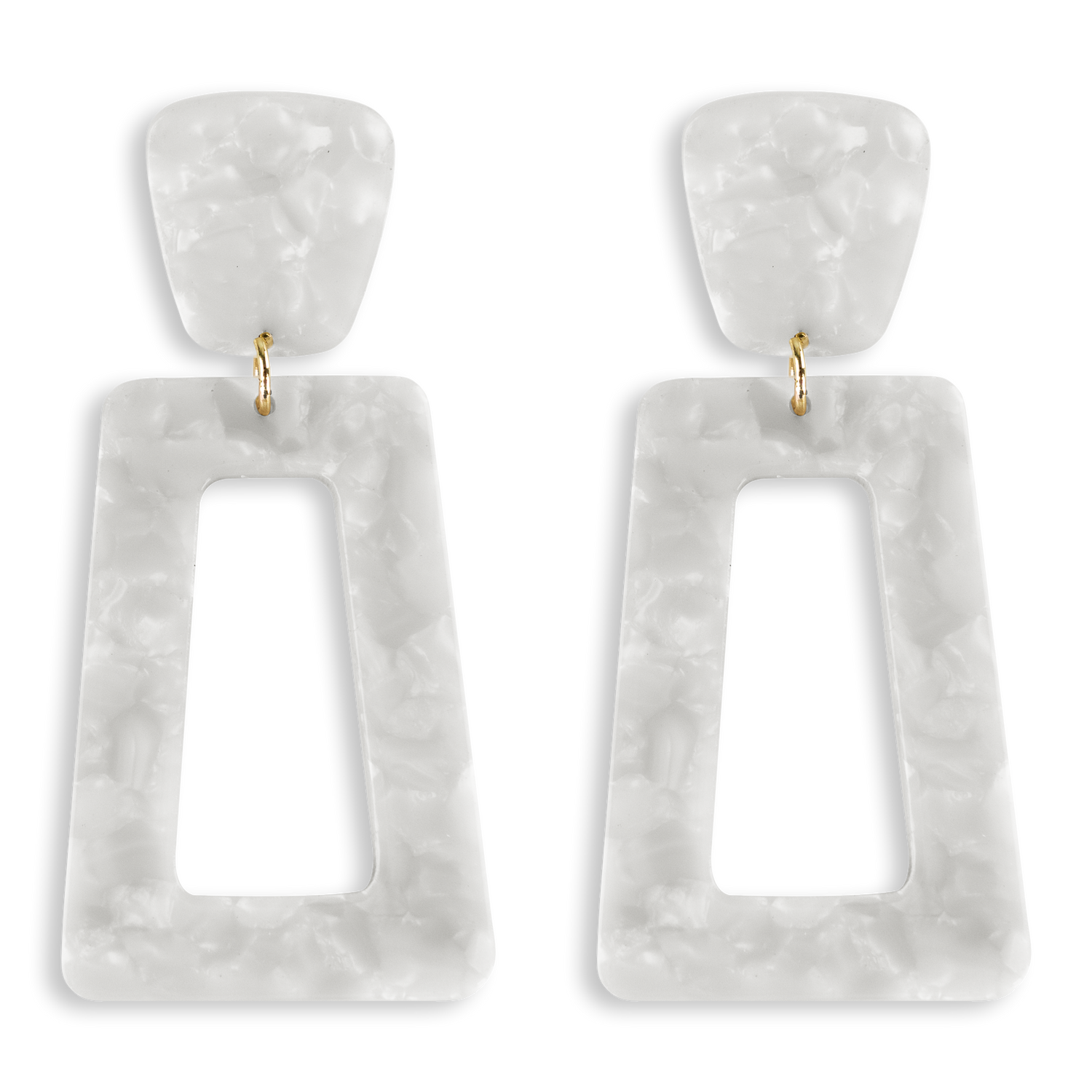 Pearl White Kennedy Earrings