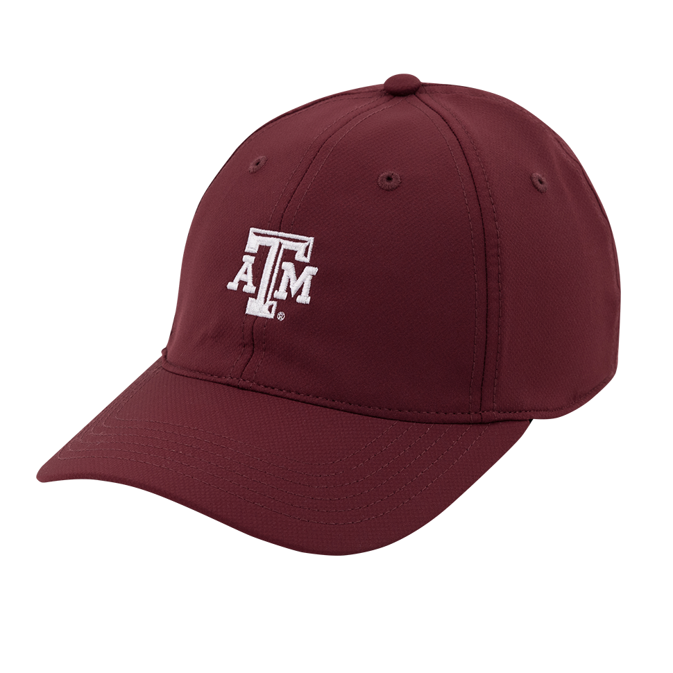 Texas A&M Maroon Beveled Performance Hat