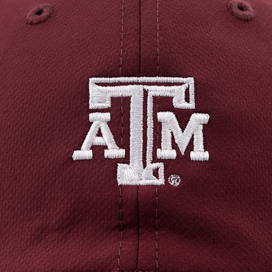 Texas A&M Maroon Beveled Performance Hat