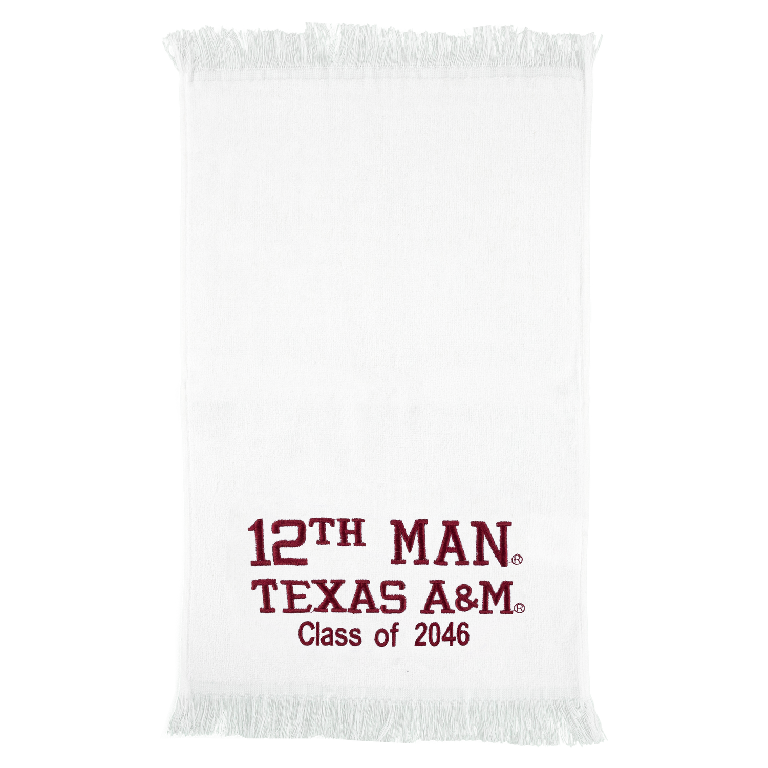 Texas A&M Embroidered Class Of 2046 Towel