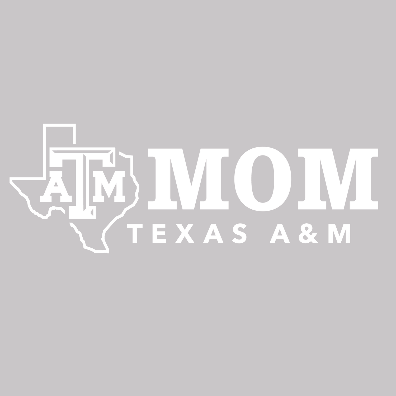 Texas A&M Aggie Lonestar Mom Car Decal